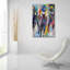 «Jockeys» par Richard Wallich, art mural en verre acrylique-1293580647