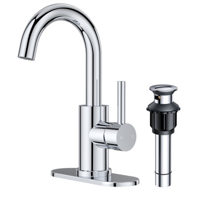 Forious® Ultra Wet Bar Sink Faucet Single Hole With 360° Swivel Spout, Single Handle Bathroom Faucet 1 Hole Or 3 Hole With Cupc Supply Line, Single Handle Bathroom Sink Faucet Bar Faucet