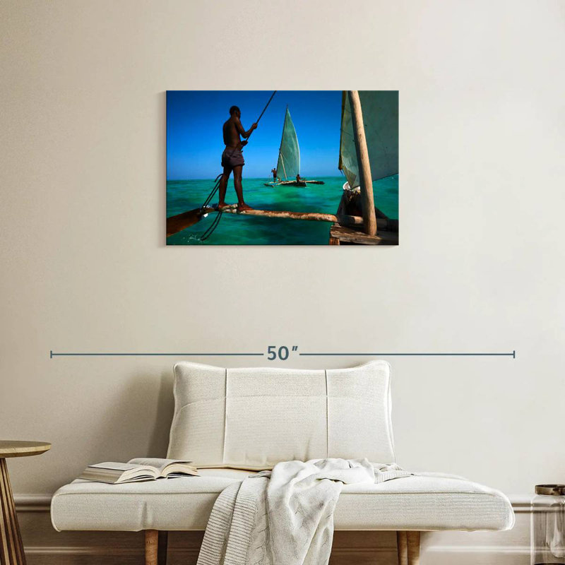 Bateaux de pêche Senne Zanzibar, H 20 po x l 30 po