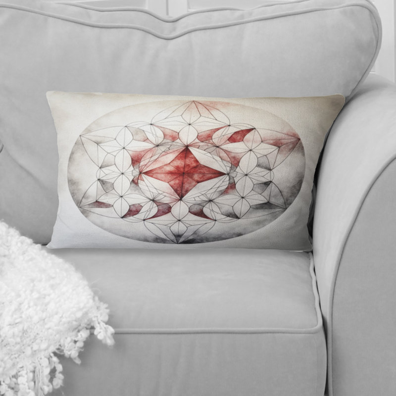 Coussin décoratif géométrique Sacred