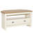 Corner Tv Console Table, White, With Drawers And Open Storage For Up To 50" Tvs In Living Room Stand Corner, White Compartment Entertainment