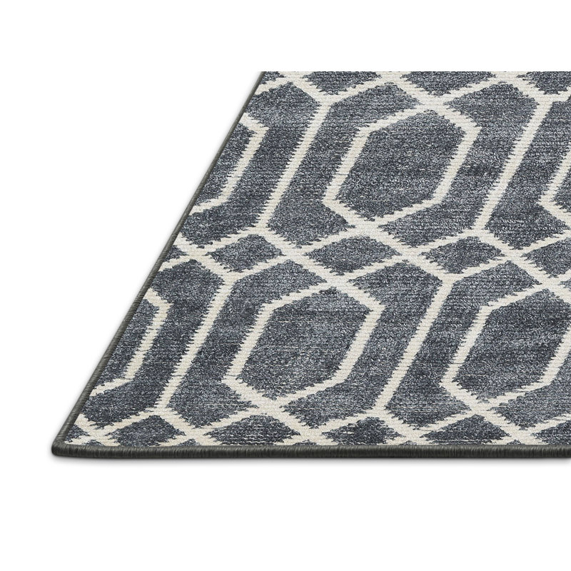 Tapis gris zone contemporaine, Rectangle 2 pi x 5 pi