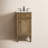 Rivers 18'' Single Bathroom Vanity with Marble Top-1204500728
