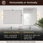 Miroir de salle de bain Inse Cadre en acier inoxydable-792648677-751417636