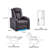 Power Reclining LED Lighted Home Theater Seating-1504234784