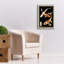 Toile épique Graffiti «Koi Fish On Black 1» par Chariklia Zarris, art mural 18 po x 26 po-1348504022