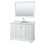 Ensemble de meuble-lavabo simple 48 "avec miroir Deborah
