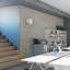 Applique murale blanche 1 lumière minimaliste