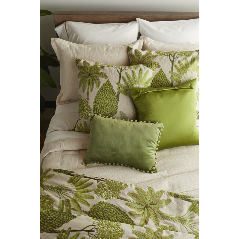 Majorelle Linen Square Pillow Cover & Insert