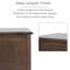 Pittsfield Wooden large Blanket Chest and ottoman
