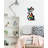 Cat Metal Wall Decor, Iron Wall Hanging for Cat Lovers, Colorful Mid-Century Geometric Retro Wall Sculpture for Living Room Bedroom Kitchen Office, 13.77 x 9.84 in