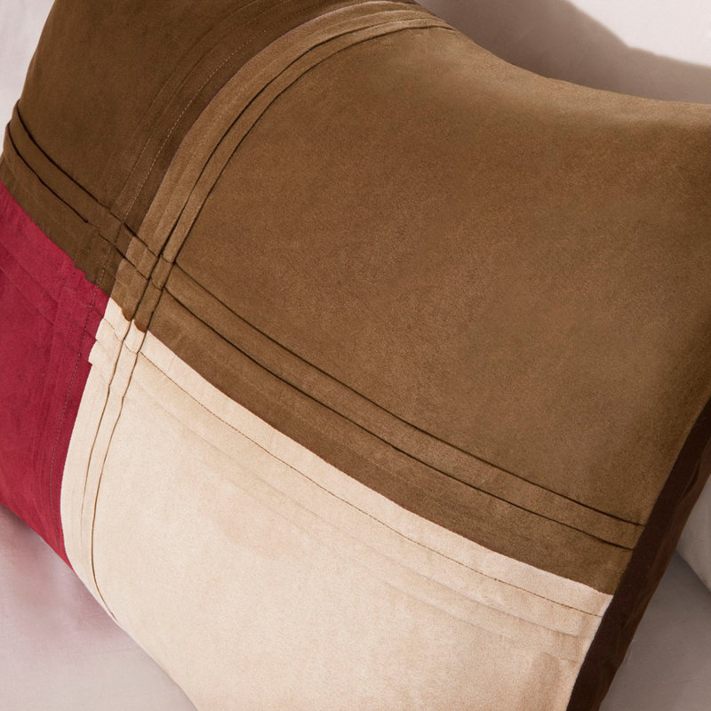 Florentino 7-Piece Microsuede Comforter Set, Red, King Comforter + 6 Additional Pieces