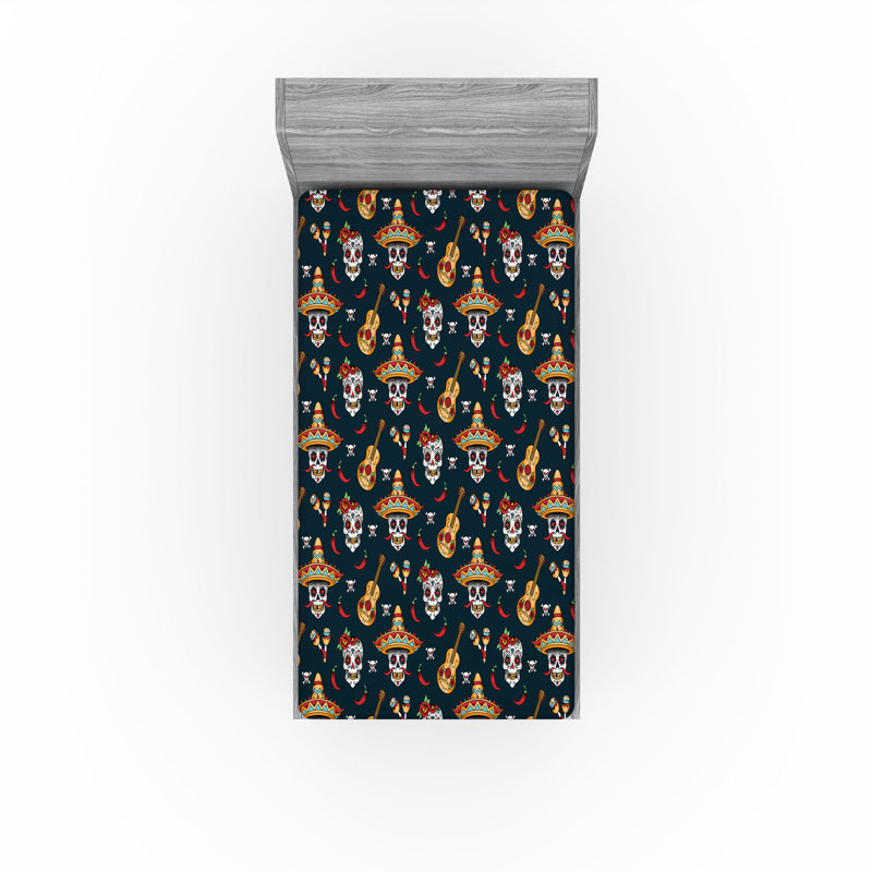 Multicolore Ambresonne, Drap-housse de taille simple