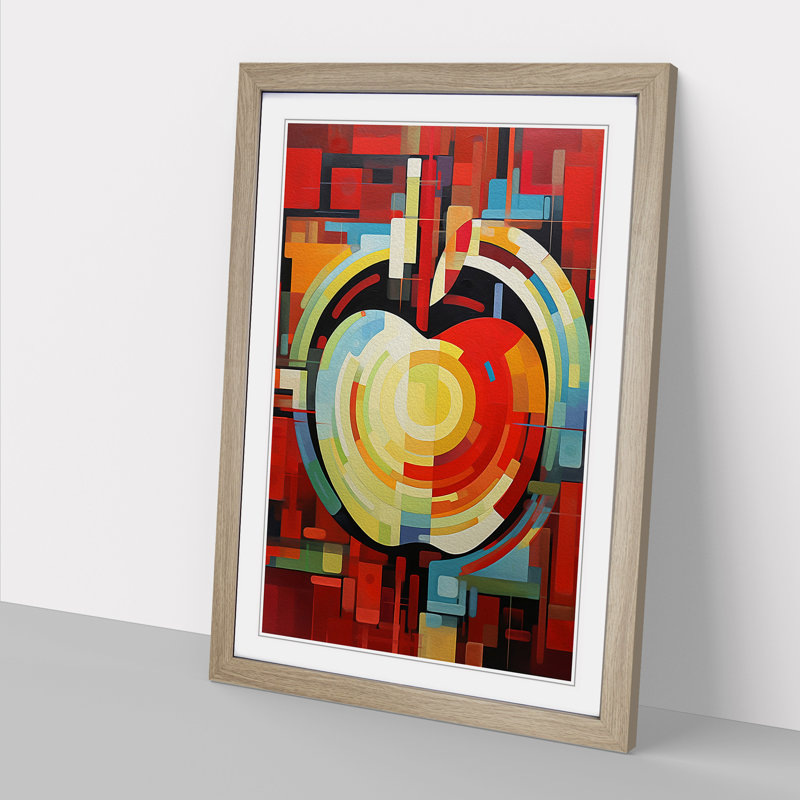 Apple Constructivism No.2 - Framed Print