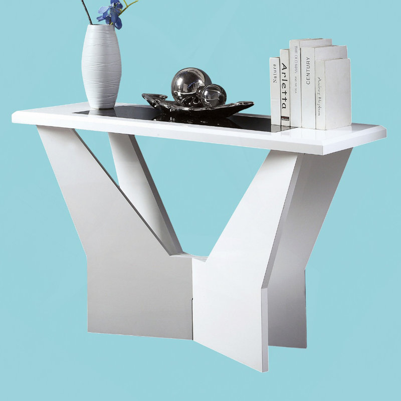 Base géométrique en verre trempé 1pc