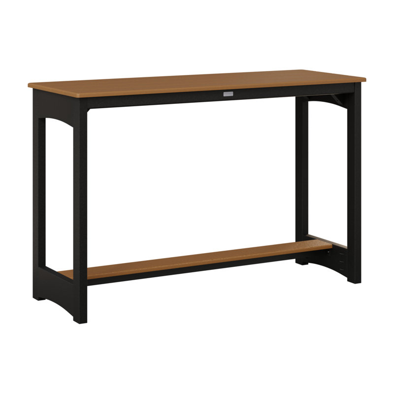 Table de bar Berlin Gardens, 38.5" H x 60" W x 22" D, Noir, Cèdre