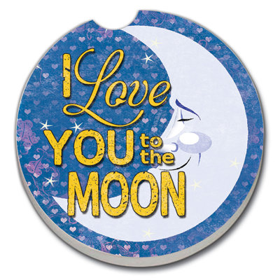Sous-verre à dos moon n