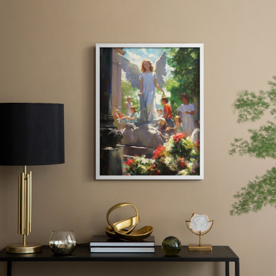 Religious Series CDLXII, reproduction encadrée - bois massif