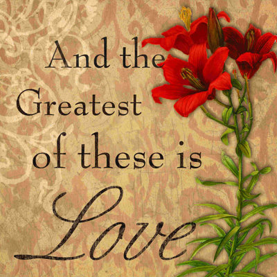 Greatest Love - Wrapped Canvas Print