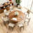 Shenay PU Leather Dining Room Chair with Metal Legs for Indoor Kitchen Living Room-1283309221-1099969231