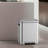 Trash Can, Rectangular Garbage Can With Soft-close Foot Pedal, Double Compartment Classified Garbage Can, Stainless Steel Trash Can With Metal Lid & Removable Inner Bucket-108367019