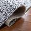 Tapis Metro 159 ivoire / noir-1745388326