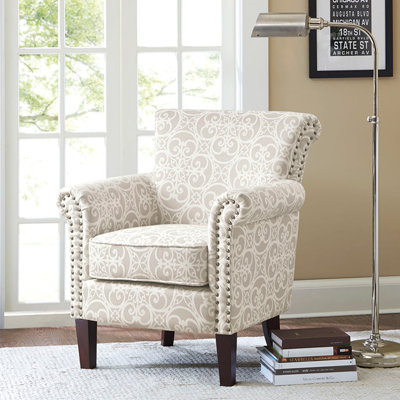 Fauteuil club à dossier serré