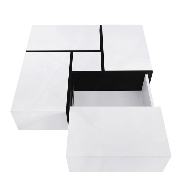 Table basse Gwendalin, Blanc, White