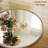 Beaded Round Wall Mirror Decorative Vanity Bathroom Mirror With Resin Frame-820539364-820539366