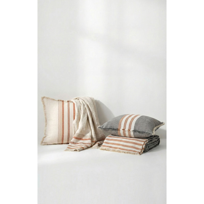Beck Linen Square Pillow Cover & Insert