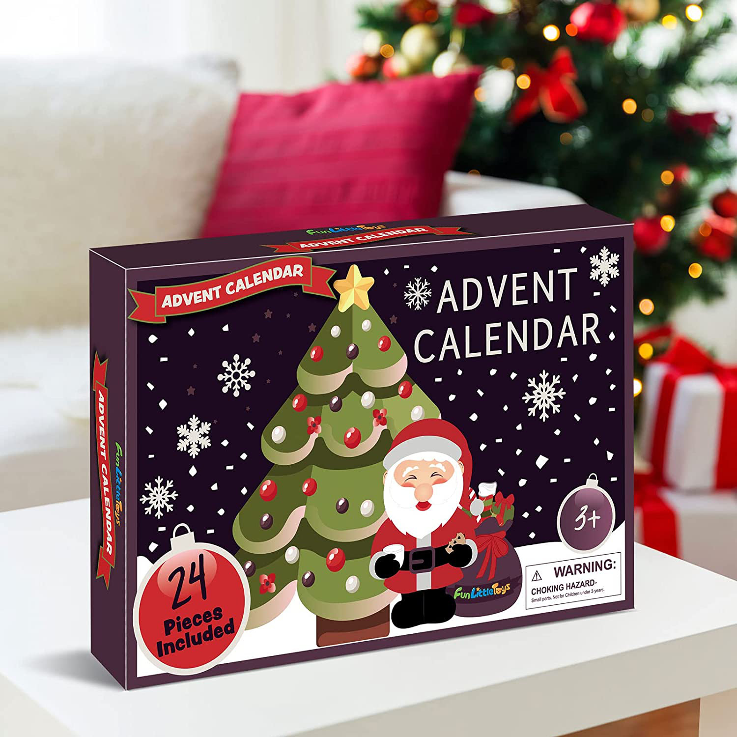 Christmas Advent Calendar For Kids 24 Surprises Novelty Doll Gifts