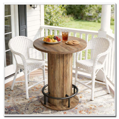 Table de bar, table basse ronde