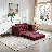 Double Fold-Out Sofa Bed – Compression-Molded Foam, Includes Pillows-126552648