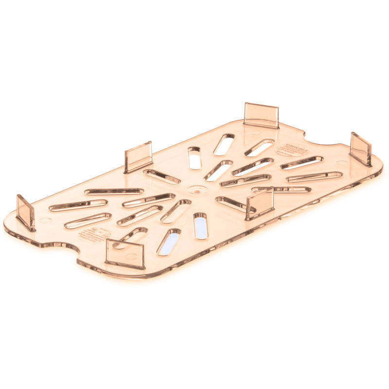 Carlisle Food Service Products Rectangle Plastic Drain Insert