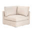 Chaise de coin modulaire en tissu Daley