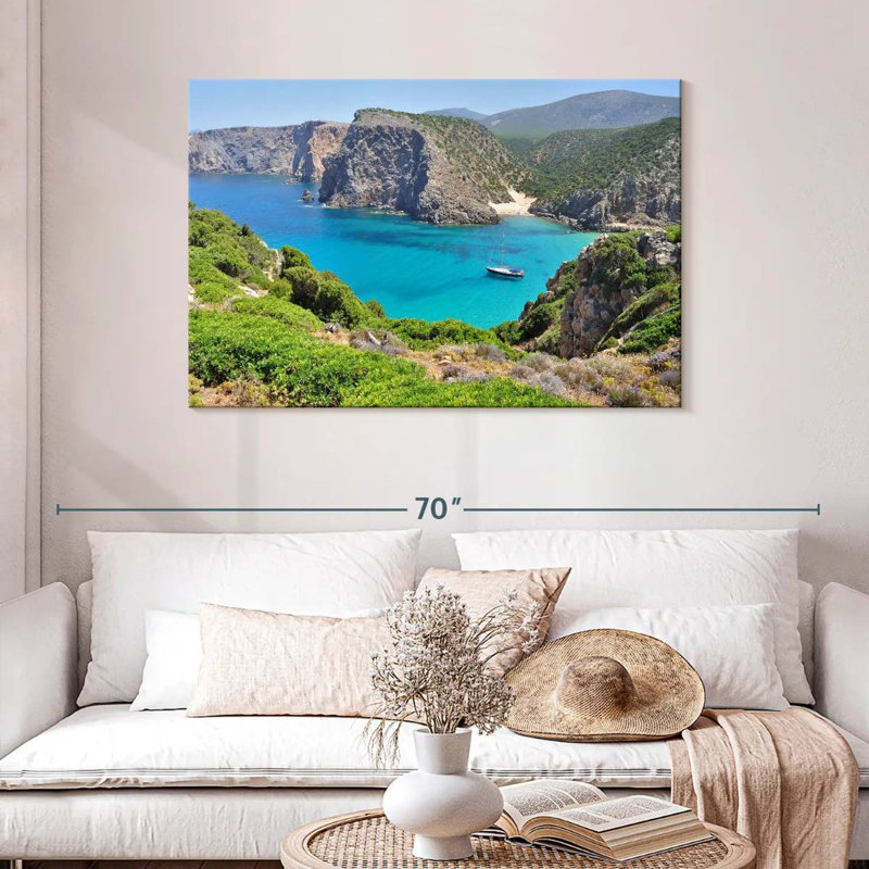 Gillard Sardinia, plage d'Alghero, H 30 po x l 45 po