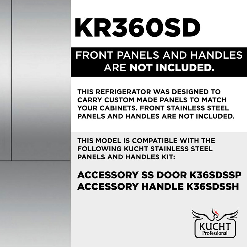 36" Built-In-Refrigerator