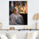 Mode romantique, rêverie dévoilée III - art mural en métal Fashion