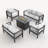 7-Person Sofa Seating Group With Fire Pit Table-1141599979-1141599978