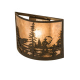 Fly Fishing Creek 2-Light Flush Mount