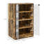 Cabinet multimédia, armoire stéréo à 4 niveaux,-579912532