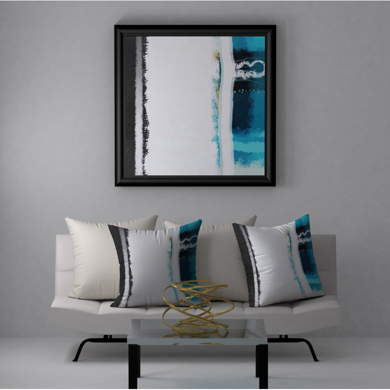 Housse de coussin décorative carrée « fraîcheur Treat » et insert, 24 po x 24 po