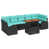 Coussin bleu / cadre noir est en rupture de stock