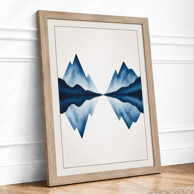 Mirrored Mountains Minimalist - Print