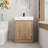 Khamille 24'' Single Freestanding Bathroom Vanity with Resin Top and Shelf-1852324507