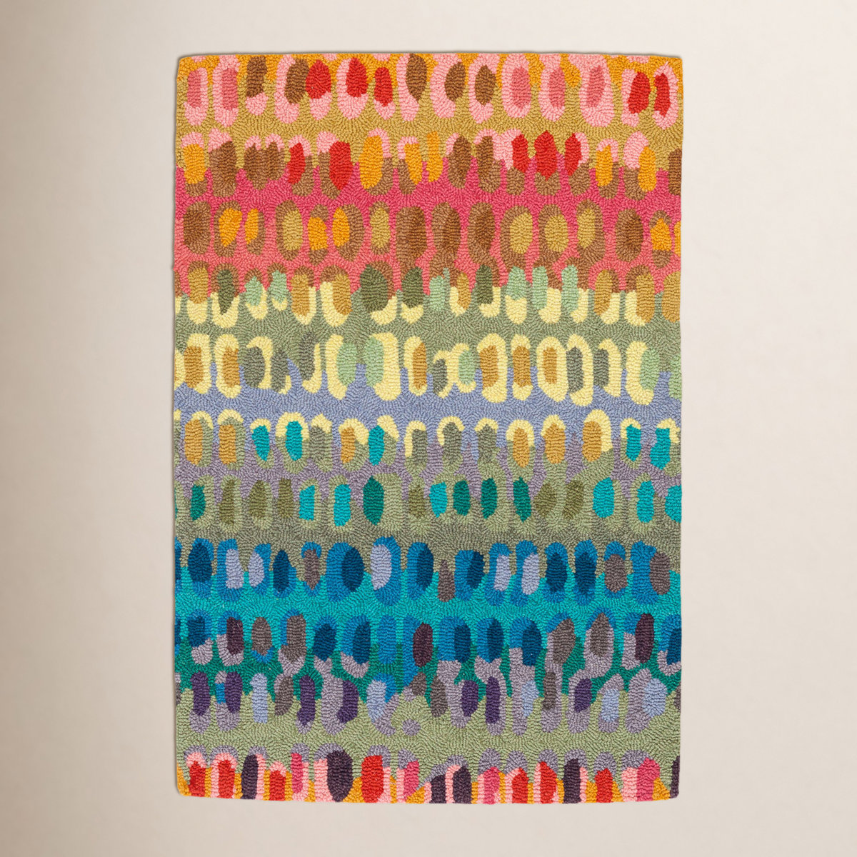 Dash and Albert Rugs Paint Chip Multi Hand Micro Hooked Wool Rug ...