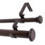Tringle à rideaux double à boutons plats Couey-1664546577-1664546582