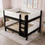 Full over Full Bunk Bed with Built-In Ladder-272291210