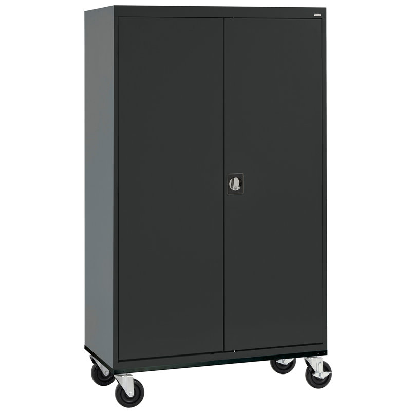 Armoire de rangement à 5 tablettes Transpot, Noir