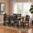 Fraserburgh Rubberwood Solid Wood Dining Set-1941035602-1941035600